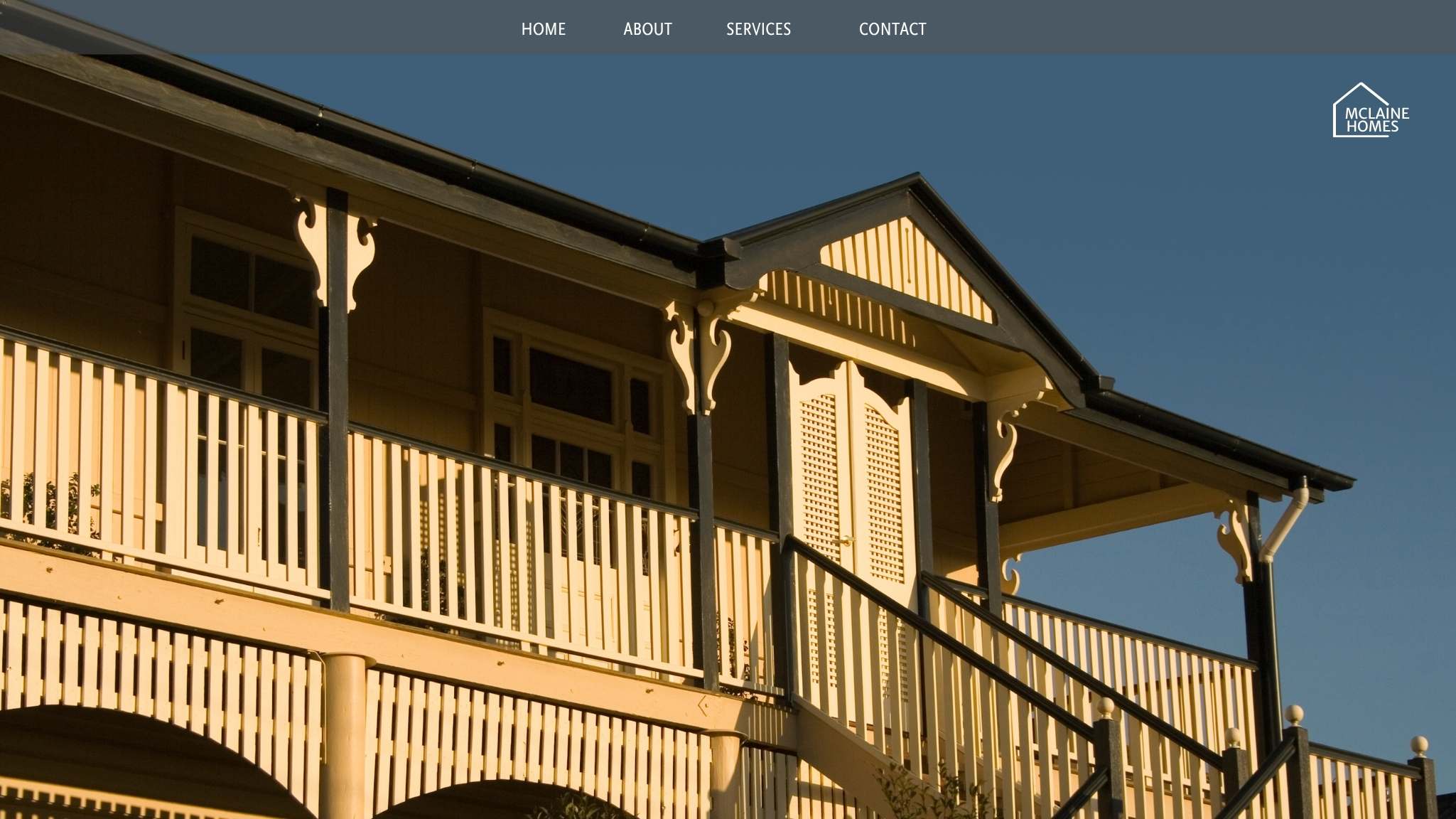 McLaine Homes website